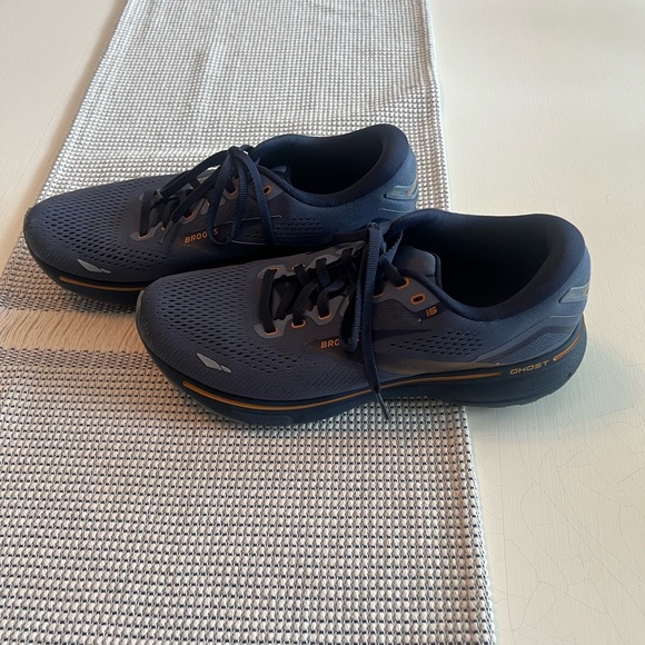 Brooks Ghost 15 Shoes Mens Size 9.5 Blue Navy Running Sneakers Athletic Comfort - Picture 5 of 11